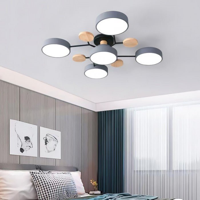 NordicGlow | Scandinavian-Style Branched LED Ceiling Lamp