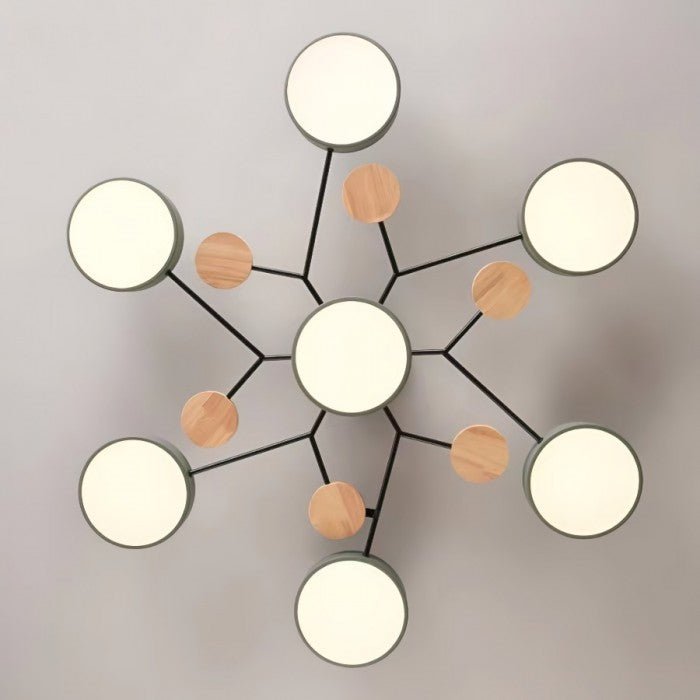 NordicGlow | Scandinavian-Style Branched LED Ceiling Lamp