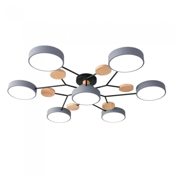 NordicGlow | Verzweigte LED-Deckenlampe im skandinavischen Stil
