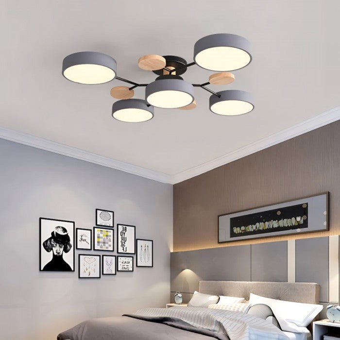 NordicGlow | Scandinavian-Style Branched LED Ceiling Lamp