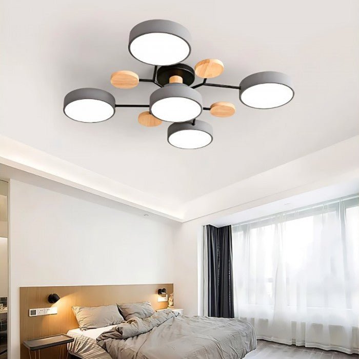 NordicGlow | Verzweigte LED-Deckenlampe im skandinavischen Stil