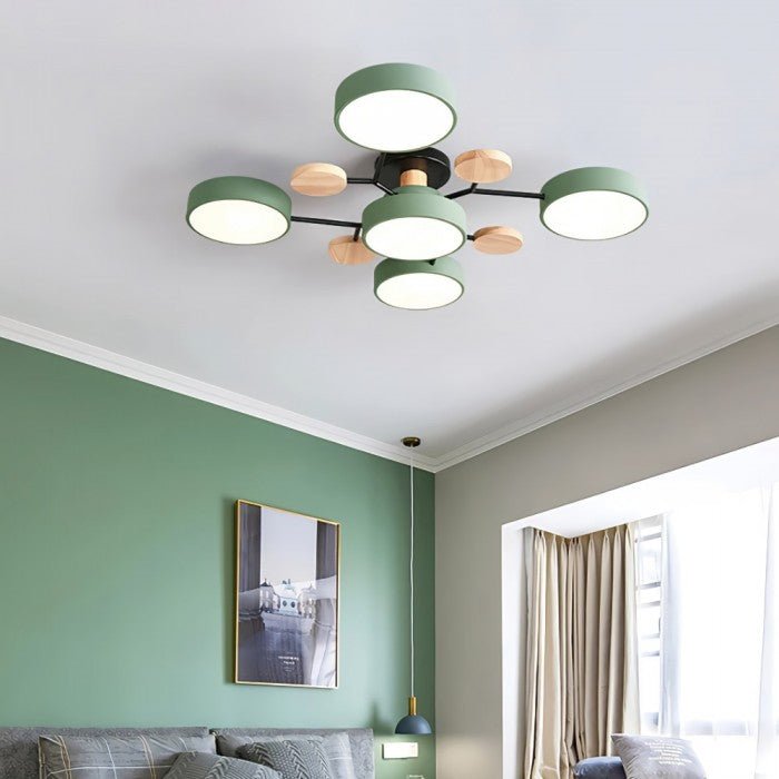 NordicGlow | Verzweigte LED-Deckenlampe im skandinavischen Stil