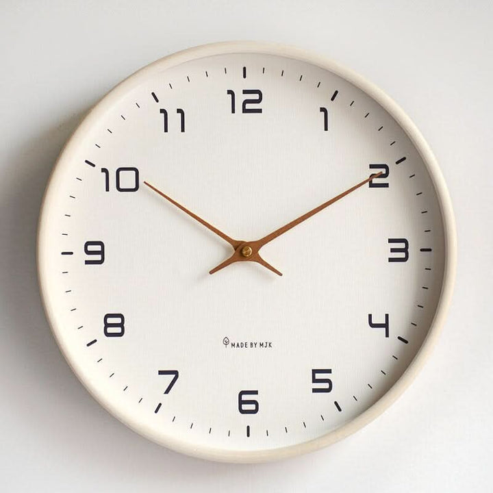 NordischeZeit Wooden Wall Clock – Silent Scandinavian Design for Serene Living Spaces