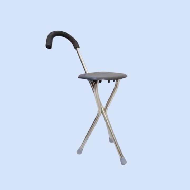 CrutchSeat - Folding Stool for Comfort - Lightweight and Portable