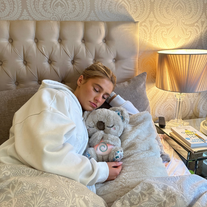 Relaxing Plush Toy with Breathing and Night Light - Soothing