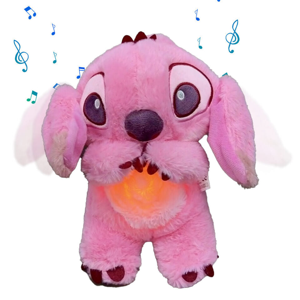 Relaxing Plush Toy with Breathing and Night Light - Soothing