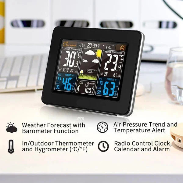 Premium Wireless Weather Station – Accurate Indoor and Outdoor Monitoring
