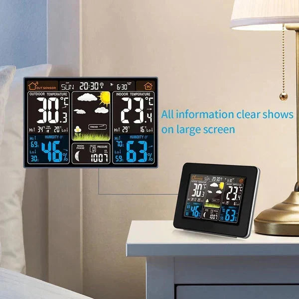 Premium Wireless Weather Station – Accurate Indoor and Outdoor Monitoring
