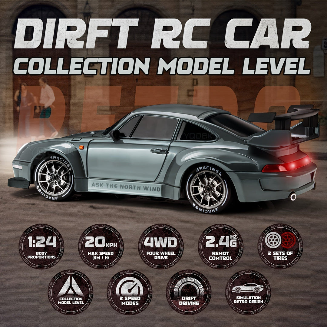 Ultimate Drift Racer 1:24 - RC Car with Light-Up Wheels