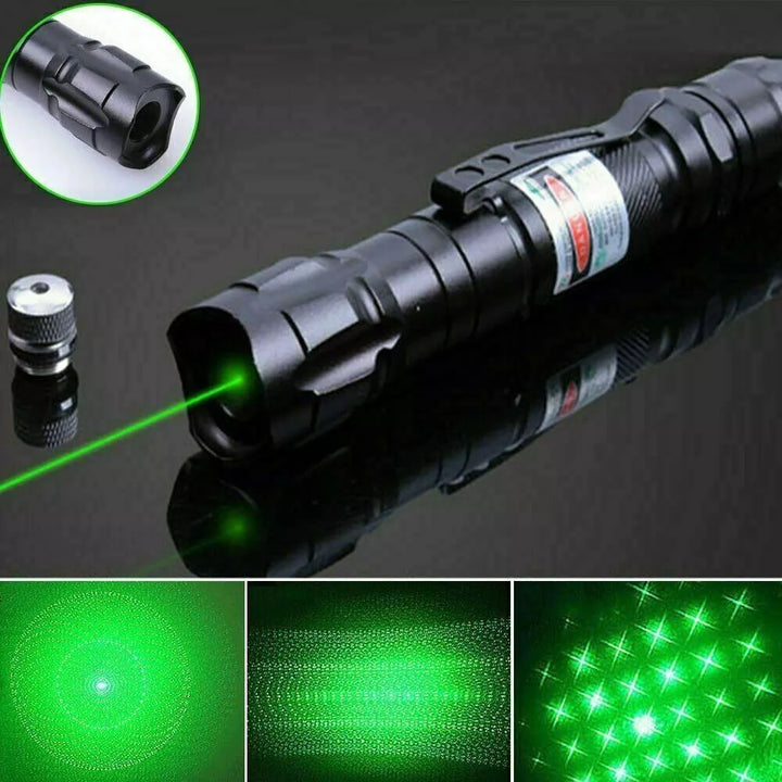 Rechargeable Green Laser Pointer with Long Range and High Precision