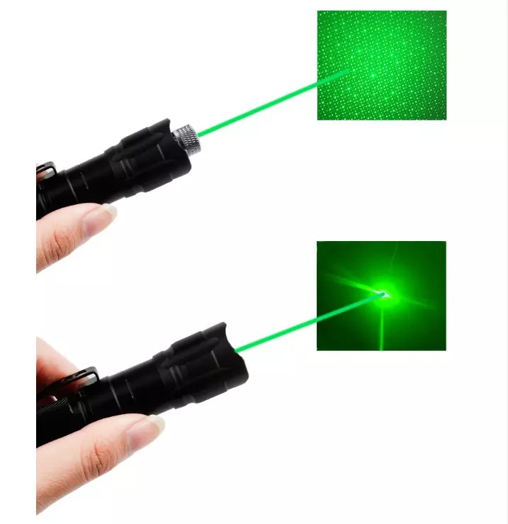 Rechargeable Green Laser Pointer with Long Range and High Precision