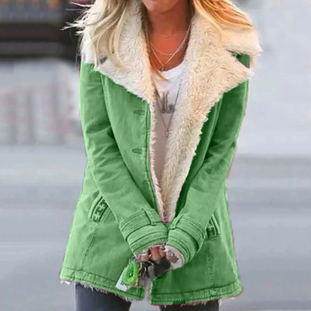Stylish Thermal Women's Coat - Aurora