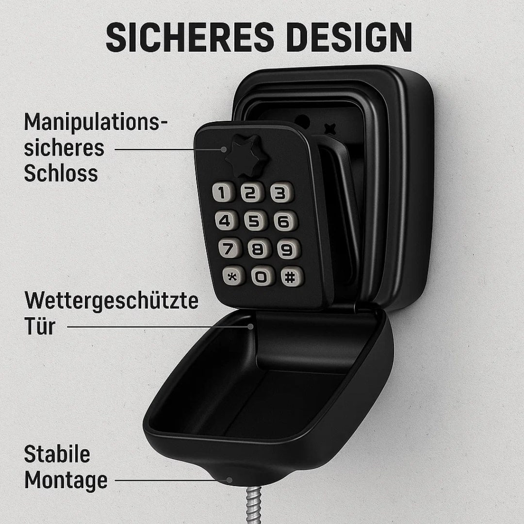 Outdoor Key Safe | Key Box with Code | SafeHaus