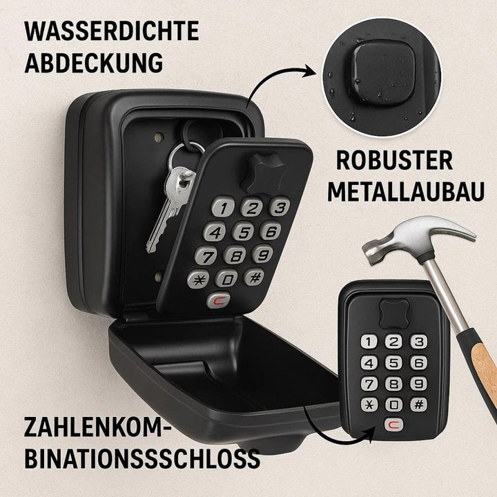 Outdoor Key Safe | Key Box with Code | SafeHaus
