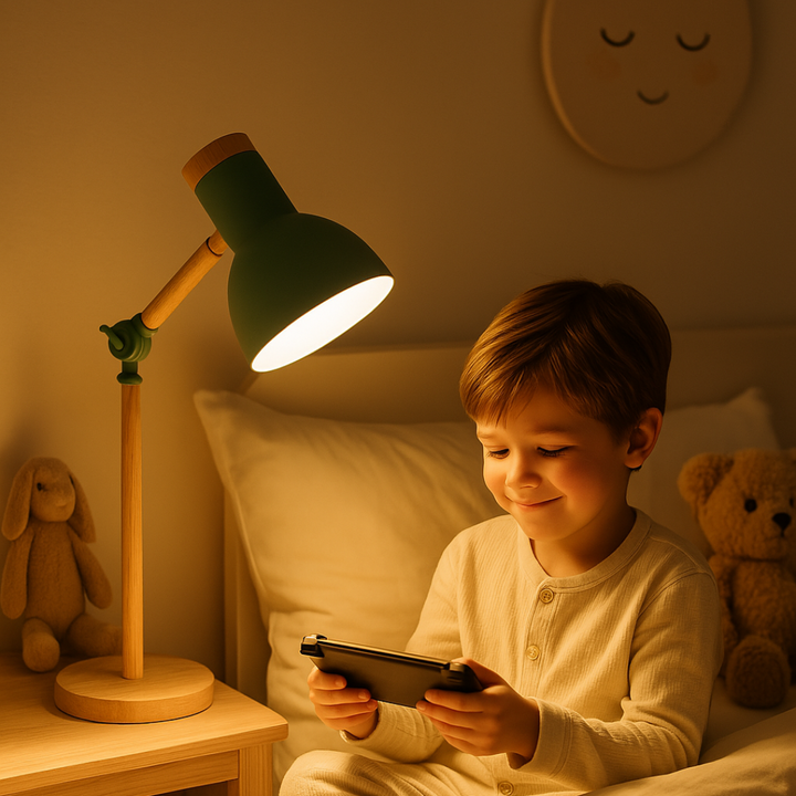 Scandinavian Wooden Table Lamp | Minimalist Design