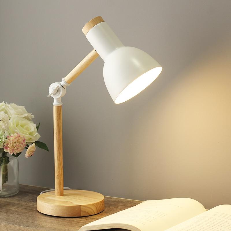 Scandinavian Wooden Table Lamp | Minimalist Design