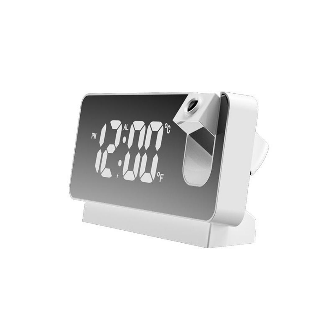 Modern Alarm Clock Projector | Multifunctional Alarm Clock with Projection
