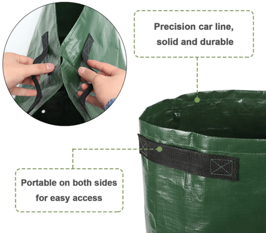 Grow potatoes at home: smart potato grow bag for patio and balcony