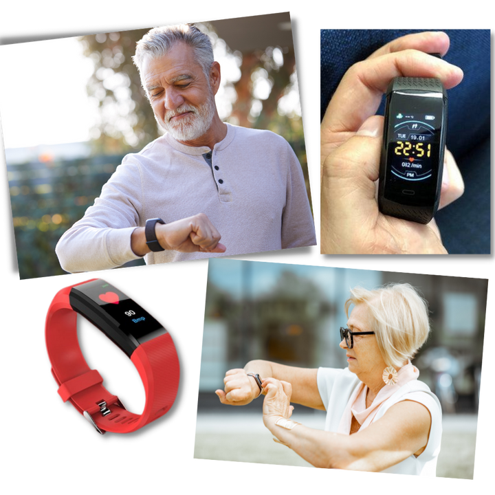Smartwatch for the Elderly - Easy to Use - Health and Fitness Monitoring