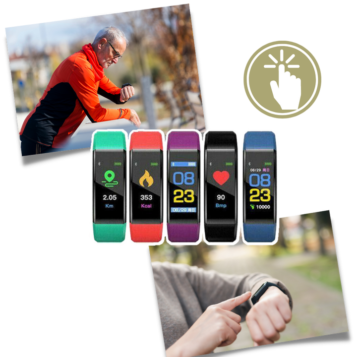 Smartwatch for the Elderly - Easy to Use - Health and Fitness Monitoring
