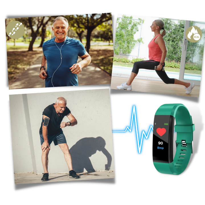 Smartwatch for the Elderly - Easy to Use - Health and Fitness Monitoring
