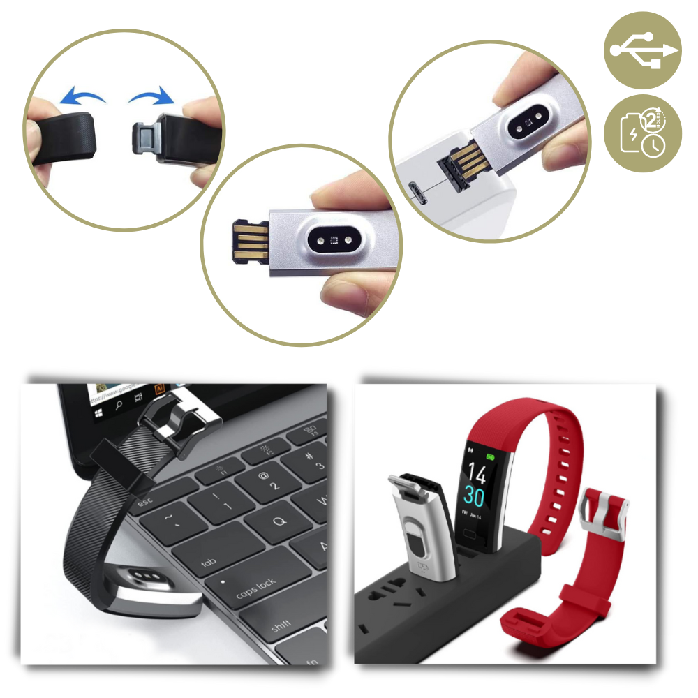 Smartwatch for the Elderly - Easy to Use - Health and Fitness Monitoring