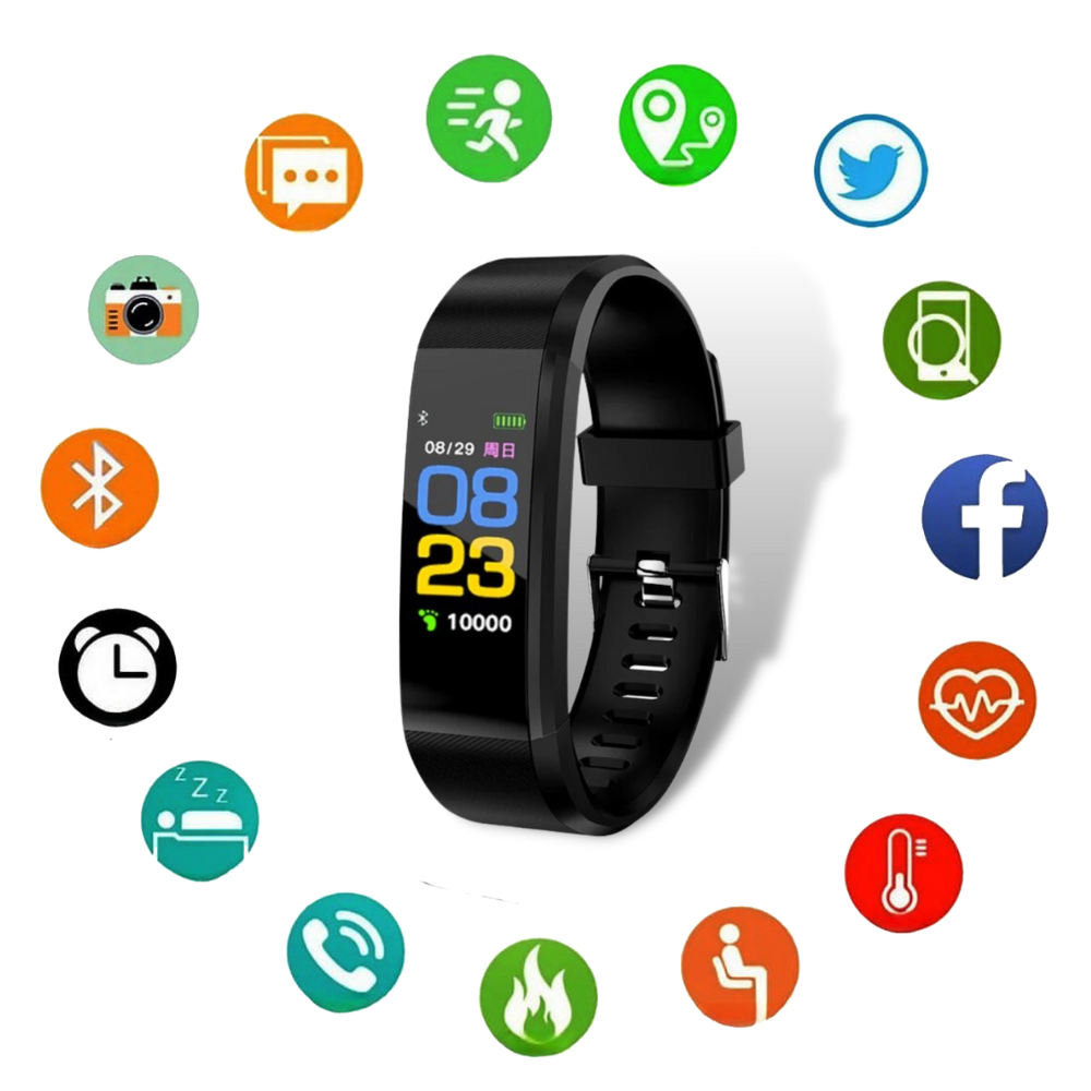 Smartwatch for the Elderly - Easy to Use - Health and Fitness Monitoring