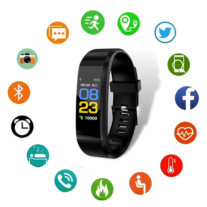 Smartwatch for the Elderly - Easy to Use - Health and Fitness Monitoring