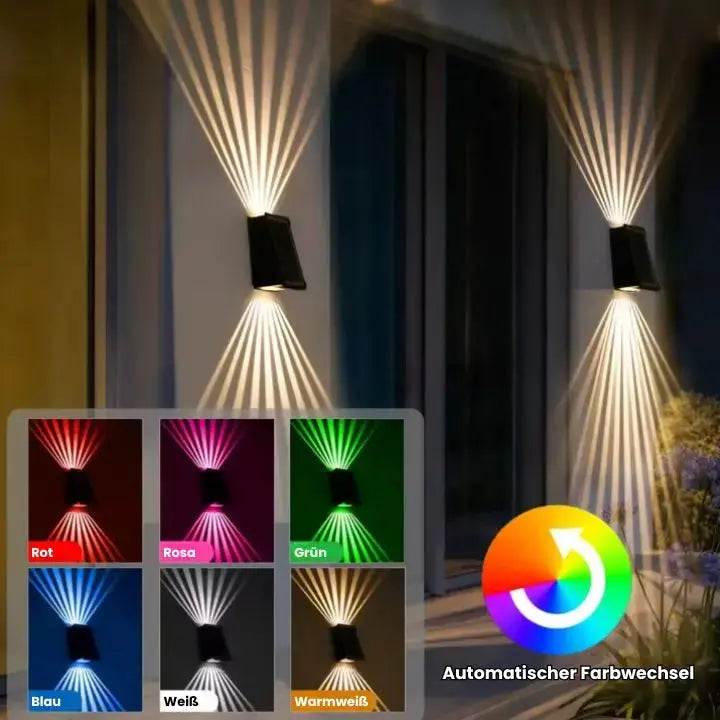 Solar Lamp for Garden and Balcony | Colour-Changing Garden Lighting | Outdoor Solar Lamps | SolarLumen