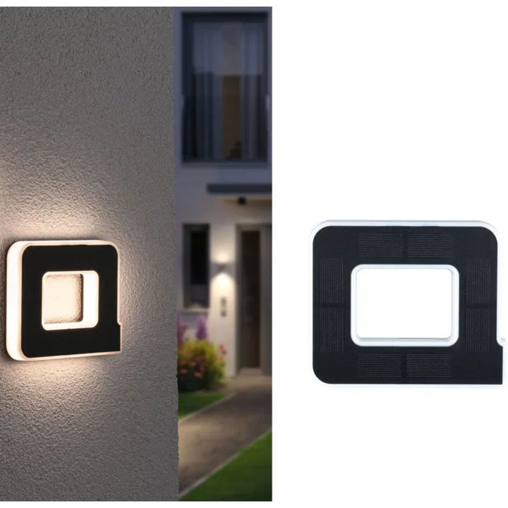 Solar-Powered House Number with LED and Dusk Sensor