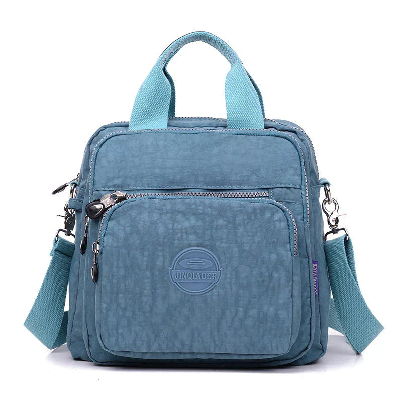 Waterproof Nylon Backpack | Multi-Layer | Sleek Design