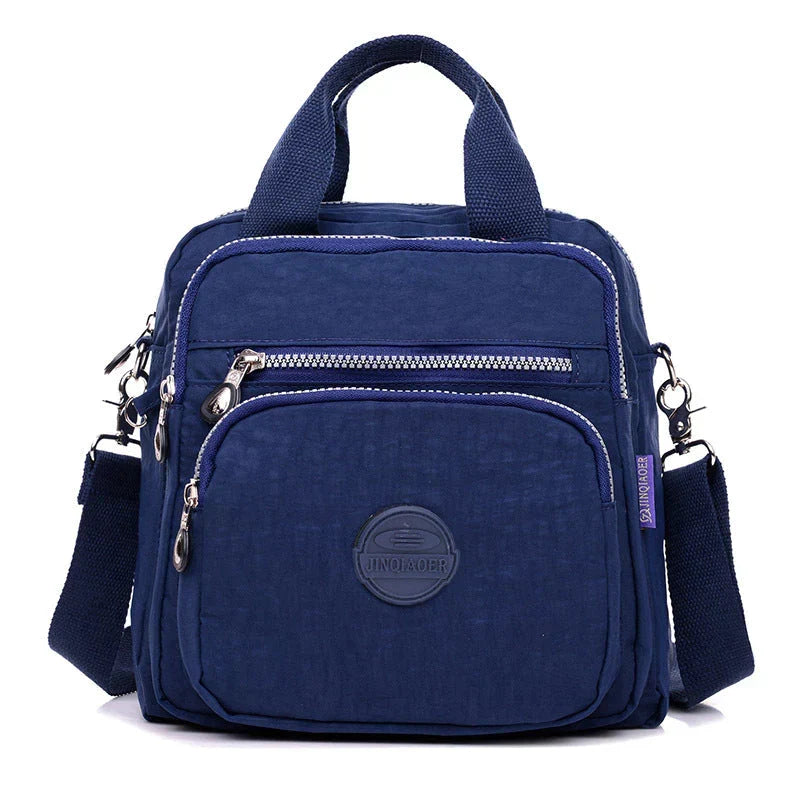 Waterproof Nylon Backpack | Multi-Layer | Sleek Design