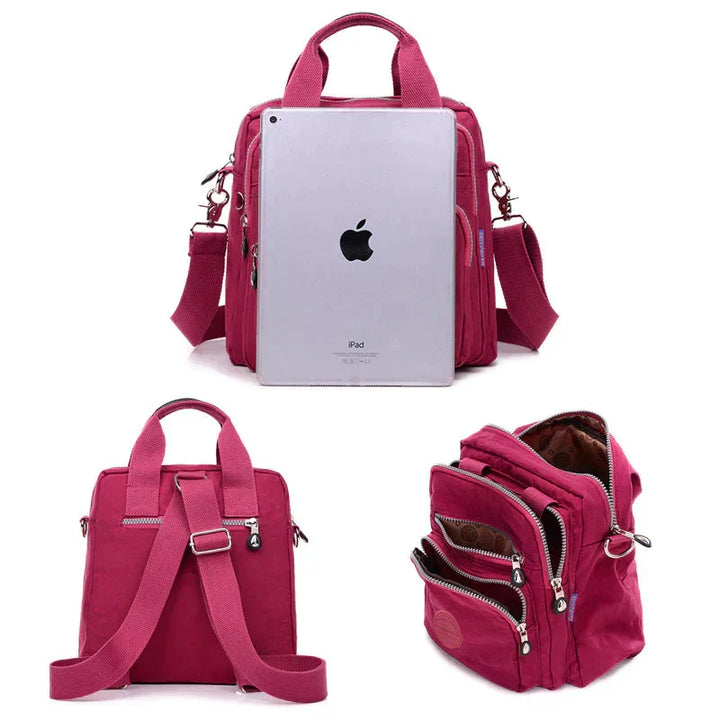 Waterproof Nylon Backpack | Multi-Layer | Sleek Design