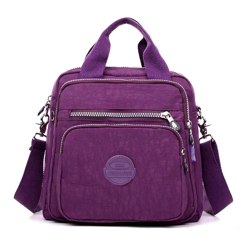Waterproof Nylon Backpack | Multi-Layer | Sleek Design