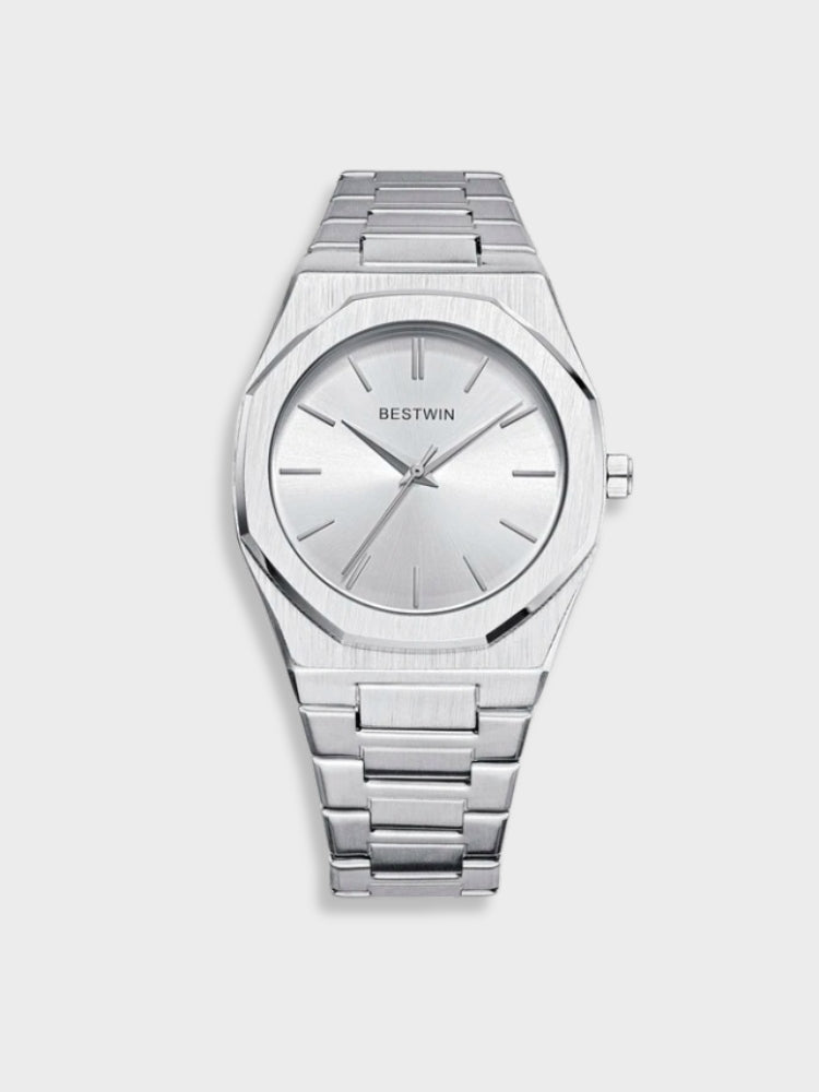 Zeitlose Uhr aus Edelstahl | Klassische Eleganz