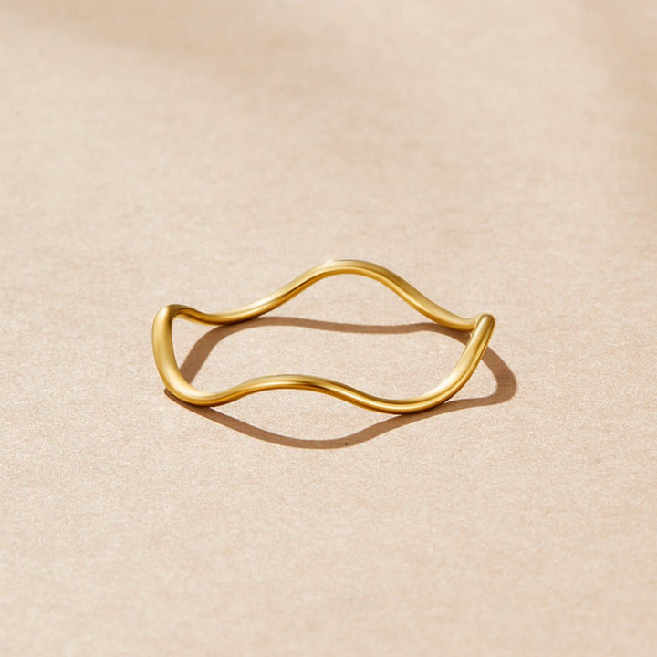Tina Gold Stacking Ring
