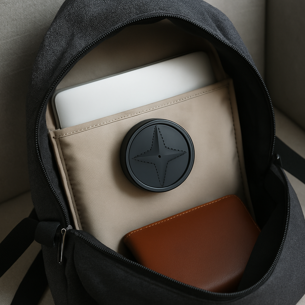 Compact Magnetic GPS Tracker – Real-Time Tracking for Vehicles, Pets and Valuables – USB Rechargeable