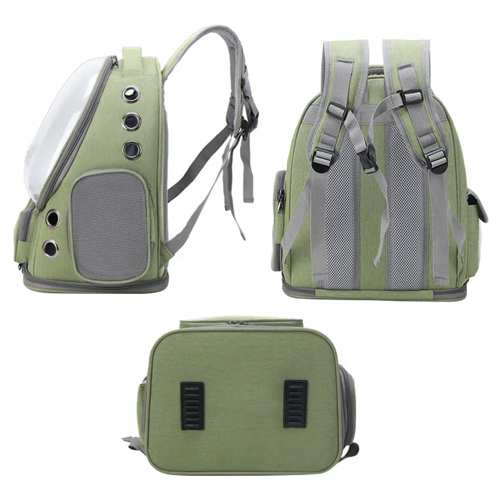 Pet Carrier Backpack - Transparent and Breathable