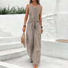 Sleeveless V-Neck Jumpsuit – Effortless Style and Comfort