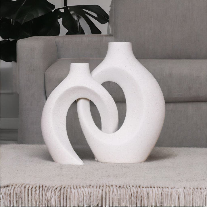 Gleora | Unique Flower Vase - Woven Design