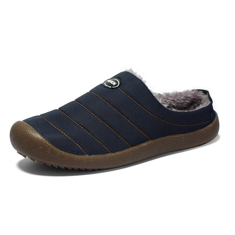 Warm Lined Men's Slippers - Lars