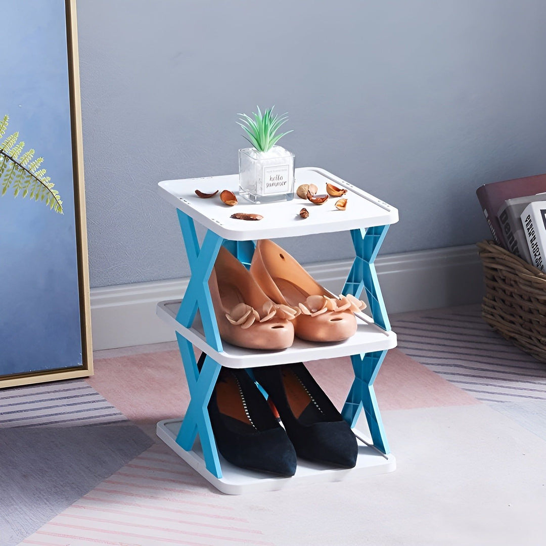 Multifunctional Foldable Shoe Rack - SpaceSaver