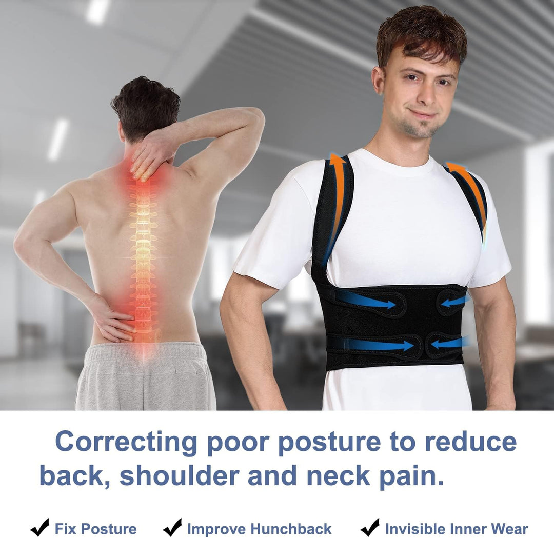 Adjustable Lumbar Support Brace - Posture Correction