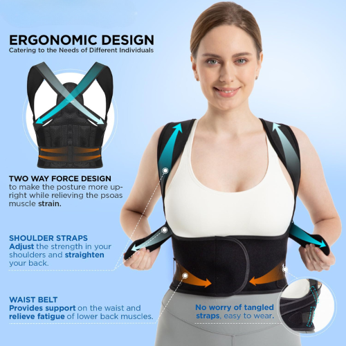 Adjustable Lumbar Support Brace - Posture Correction