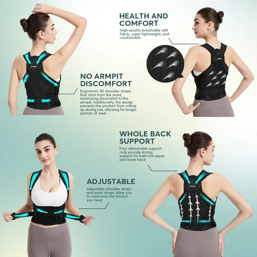Adjustable Lumbar Support Brace - Posture Correction