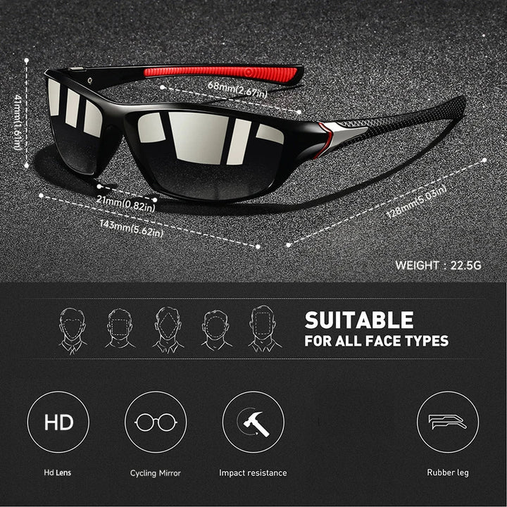 Polarised Wraparound Sunglasses