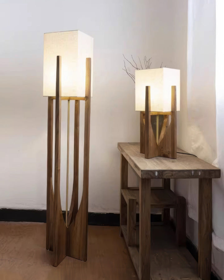 Walnut Floor Lamp | Minimalist and Cosy
