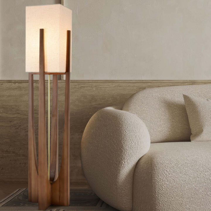 Walnut Floor Lamp | Minimalist and Cosy