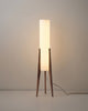Stehlampe aus Walnussholz - Leuchtende Kunst für Jedes Interieur