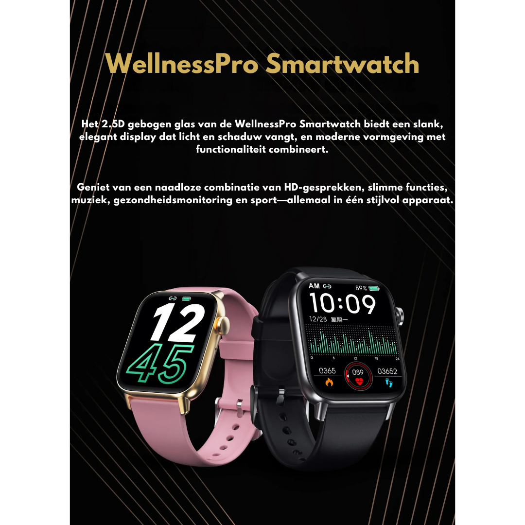 WellnessPro Smartwatch - Health | Waterproof